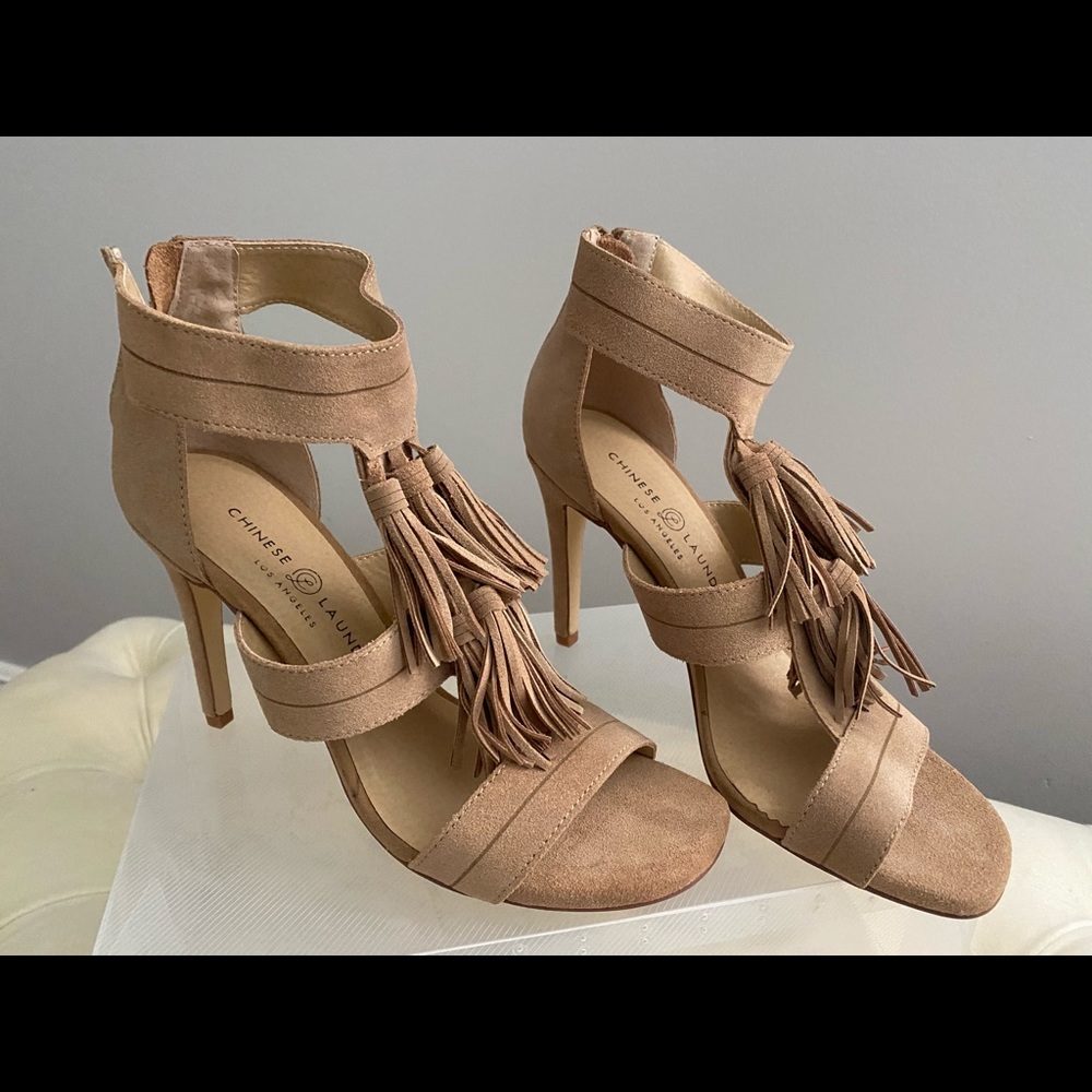 New Suede Tan Sandals